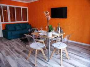 Appartement d'une chambre avec vue sur la mer balcon et wifi a Mers les Bains a 3 km de la plage